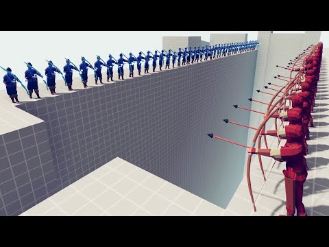 Tournament All Ranged Units 50x vs 50x ⚔ TABS |Totally Accurate Battle Simulator