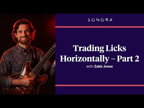 Trading Licks Horizontally - Part 2