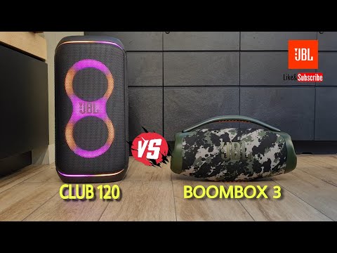 JBL Partybox Club 120 vs Boombox 3💥🔥 Bass comparison