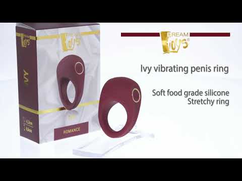 Dream Toys Romance Ivy vibruojantis penio žiedas video