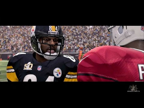 Madden 16 Opening Gameplay - Steelers vs Cardinals Superbowl 50