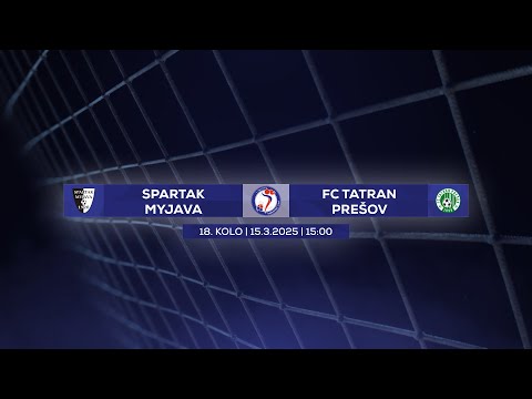 Demišport Liga 2024/2025 18.kolo: Spartak Myjava - FC Tatran Prešov (zostrih)