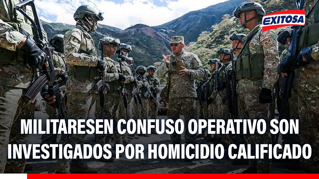 🔴🔵 Implicados en confuso operativo que dejó 5 muertos son investigados por homicidio calificado