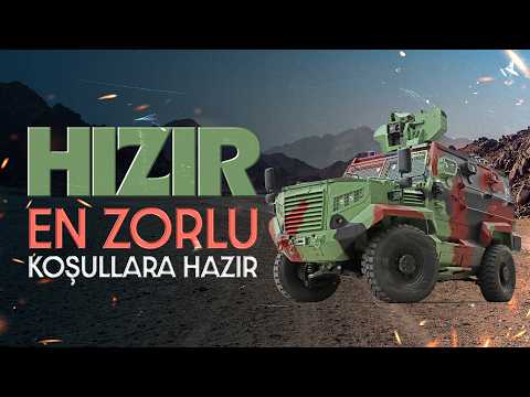 Mayına karşı korumalı zırhlı araç HIZIR, 5 personel taşıyabiliyor