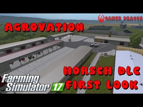 Horsch Agrovation map and DLC First look Farming simulator 17