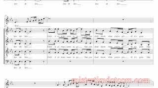 "Big Yellow Taxi" Joni Mitchell a cappella arrangement SATB+solo+vp // Mister Tim