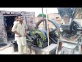 Amazing Work With Atta Chakki Machine || Desi old Black Engine || Diesel Oil Engine Starting