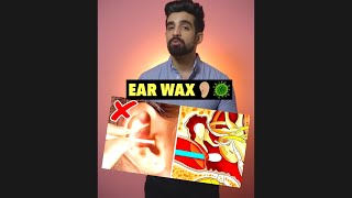 Ear Wax👂🏼🦠 *REALITY* #Shorts #Earwax