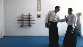 Aiki-lab: Shihonage from authentic attack intention