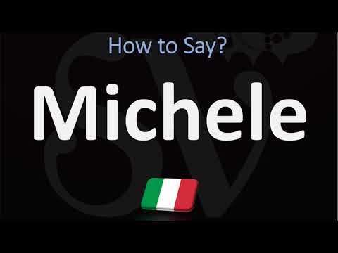 How to Pronounce Michele? (ITALIAN)