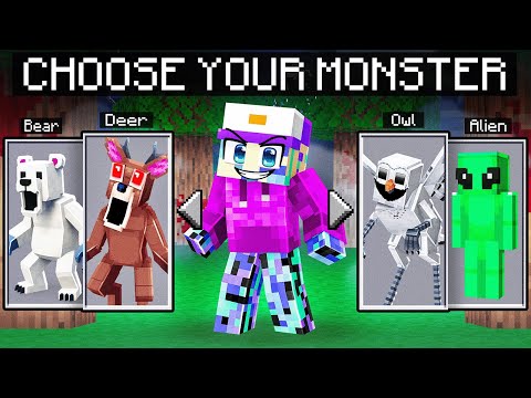 Minecraft, But You Can CHOOSE YOUR 99 NIGHTS MONSTER!