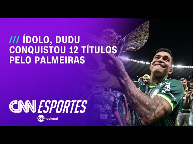 Ídolo, Dudu conquistou 12 títulos pelo Palmeiras | LIVE CNN