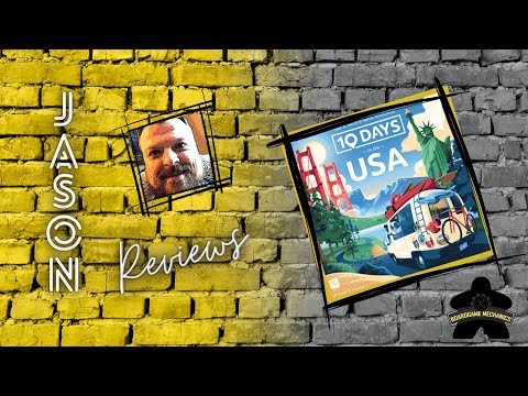 The Boardgame Mechanics Review 10 Days in the USA