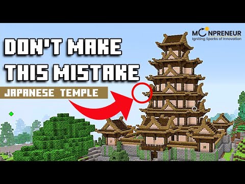 How to Build a Japanese Temple in Minecraft - 2023 Guide