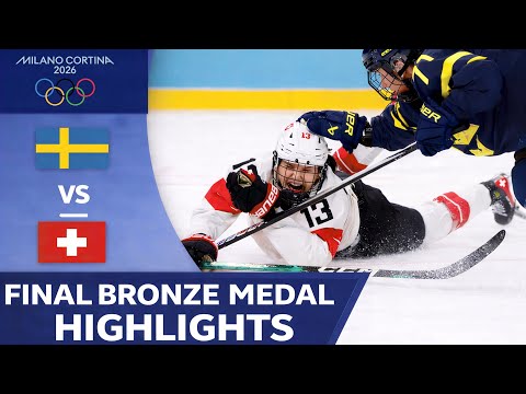 Sweden vs Switzerland | Bronze Medal Full Highlights | Ice Women's Hockey Tournament Highlights