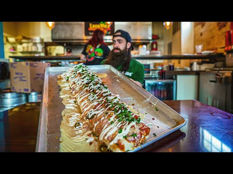 THE BIGGEST BURRITO I'VE EVER ATTEMPTED | THE ATOMICO CHALLENGE | ATLANTA PT.3 | BeardMeatsfood
