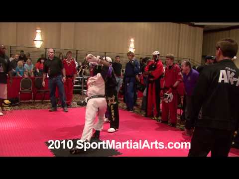 Dylan Suarez vs. Devin Burke - 16-17 Sparring Short - Diamond Nationals 2010