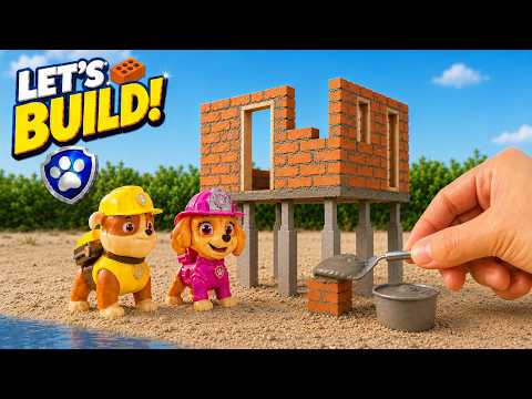 Paw Patrol Builds a REAL Beach House!