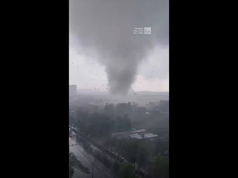 Watch Massive Tornado Rip Through City Buildings