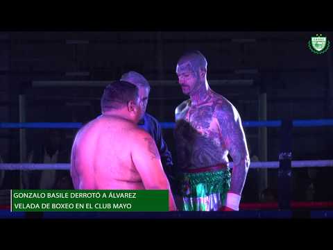 Noche de boxeo en el Club Mayo - Gonzalo Basile derrotó a Álvarez