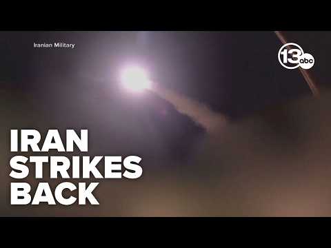 Iran launches retaliatory strikes on after U.S. downs drones near Strait of Hormuz