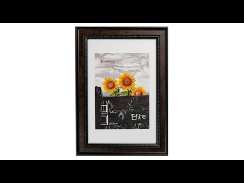 Обзор фоторамки W3274-коричневый 20х30, с паспарту 15х21 см