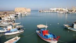 preview picture of video 'Grèce port et ville d'Heraklion capitale de la Créte (capital of Heraklion Crete)'