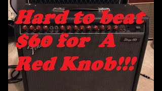 Video thumbnail for Vintage Fender Red Knob Amp Pickup - Cheap Rivera Era Stage 185 by Bit Wars