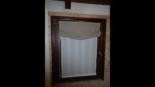 Come fare una tenda a pacchetto con fettuccia .How to make a Roman Shade by Saxy&Dexx.