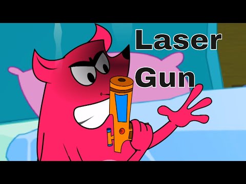 Laser Gun Ep - 40 - Pyaar Mohabbat Happy Lucky - Hindi Animated Cartoon Show - KidZ