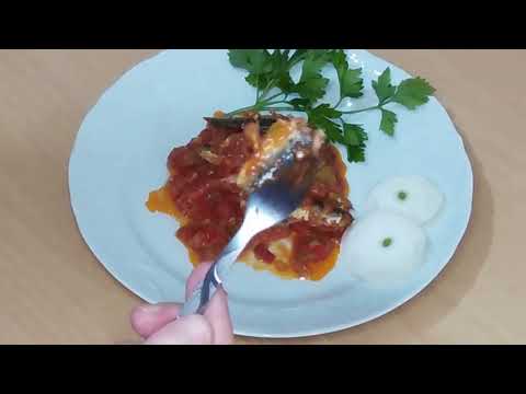 how to cook FISH IN RED SAUCE  - SARDINA IWASHI IN THE OVEN