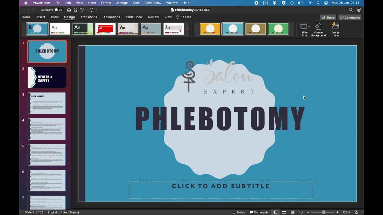 SALON EXPERT UK | How to edit our Powerpoint Presentations