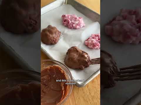 Making the VIRAL Strawberry Bites with Ritter Sport Chocolate