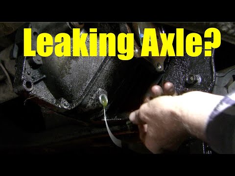 How to fix a leaking left front axle seal, Chev/GM 4X4,  part 2