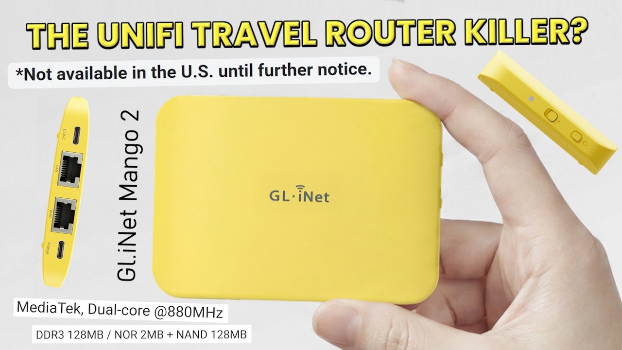 The UniFi Travel Router Killer? The Gl.iNet Mango 2 Travel Router Revealed