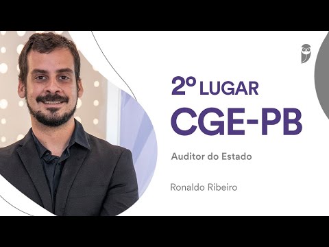 CGE PB: Meet Ronaldo Ribeiro, approved in 2nd place for Internal Control Auditor