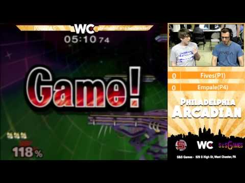 The Philadelphia Arcadian: Fives (Fox) vs Empale (Marth) - Pools