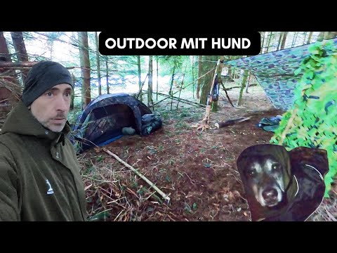 🐗 Übernachten im Wildschweingebiet, wird das gut gehen? | Outdoor mit Hund