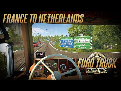 France to Netherlands  - Scania R 4-series Topline mod | ETS2 1.46 | Euro Truck Simulator 2 Gameplay