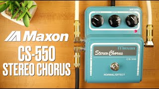 Maxon CS-550 Stereo Chorus - What To Know & Where To Buy