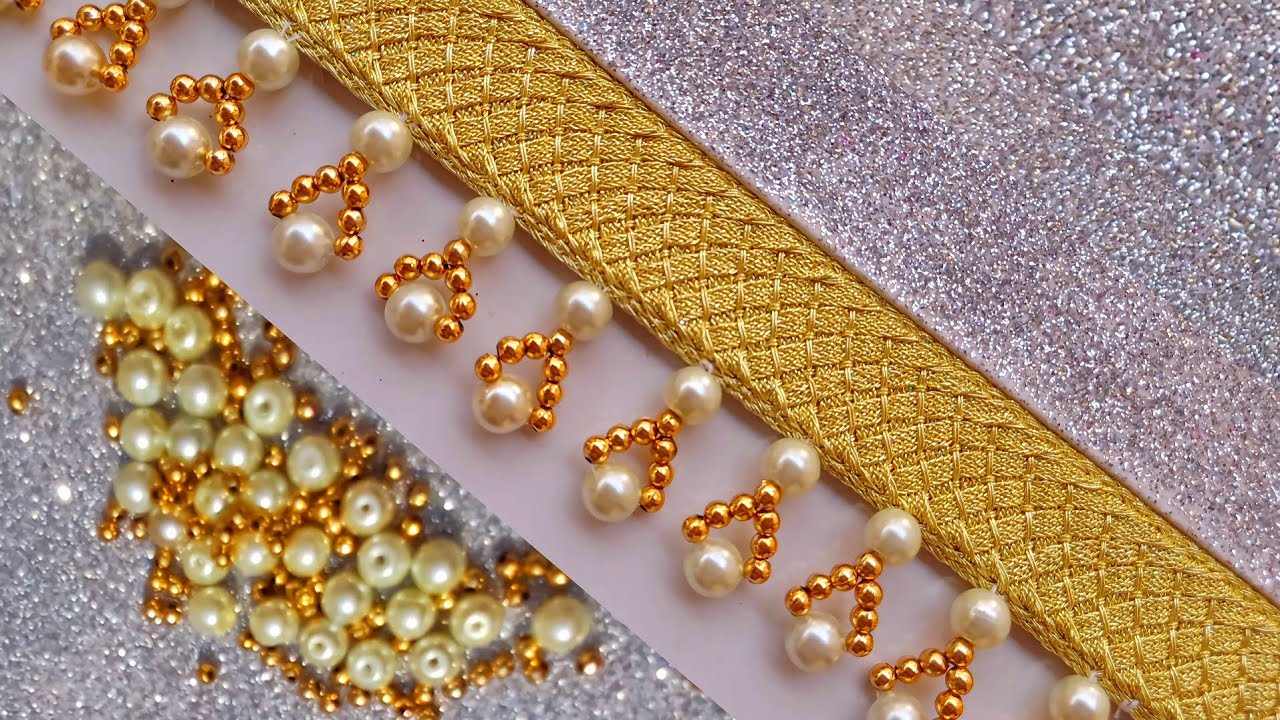 An embroidery tutorial only with two materials #DIY