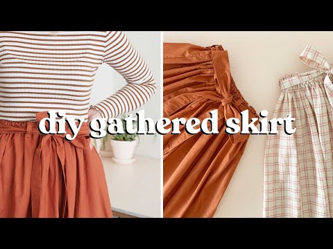 How To Make The Perfect Gathered Skirt