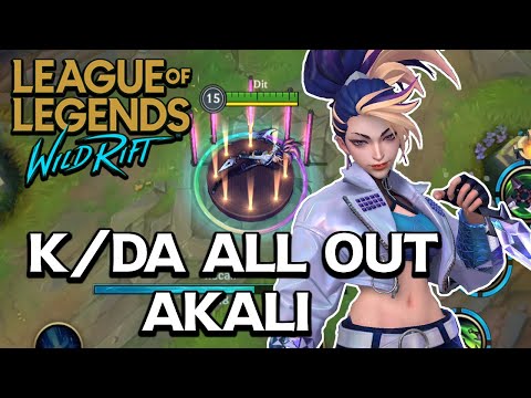 K/DA All Out Akali | Skin Spotlight | League of Legends : Wild Rift
