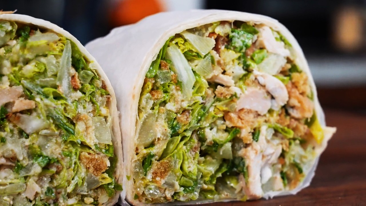 How to make a Masterful Chicken Caesar Wrap at Home