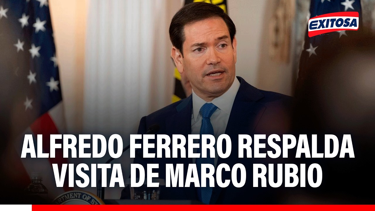 🔴🔵 Exembajador de Perú en EE. UU. saluda visita de Marco Rubio al país