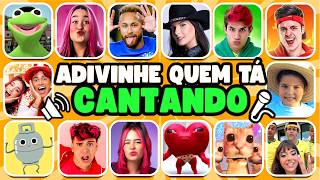ADIVINHE QUEM ESTÁ CANTANDO! 🎤🎵 Ana Castela, Emilly Vick, Six Seven, Pipoca | DESAFIO TIKTOK MUSIC