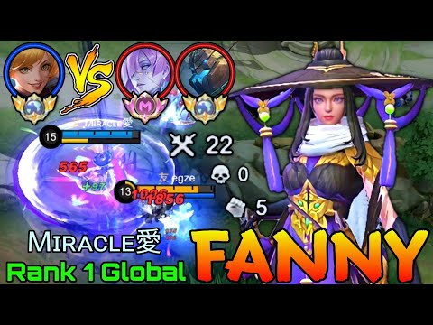 22 Kills Fanny VS Top Global Grock & Supreme Novaria - Top 1 Global Fanny by Mɪʀᴀᴄʟᴇ愛 - MLBB