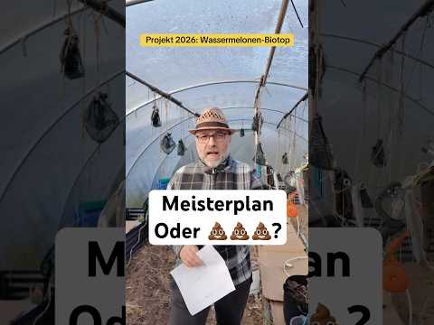 Sibirien: 33qm Melonen-Oase – Insekten statt Chemie!