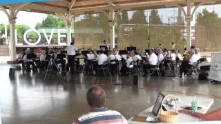 Kings Park Concert Band at Harris Pavilion, Manassas, Virginia 6/9/13