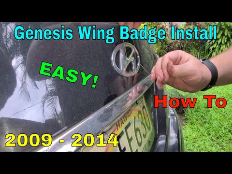 Genesis Sedan Badge Replacement (EASY!)(HOW-TO)